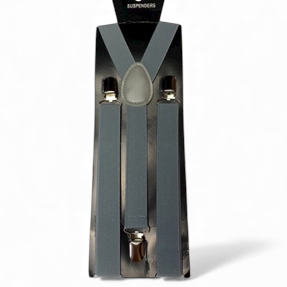 Gray Suspenders